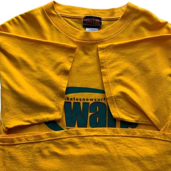 90's warp t-shirt skateboard オールドスケート ワープ - メルカリ