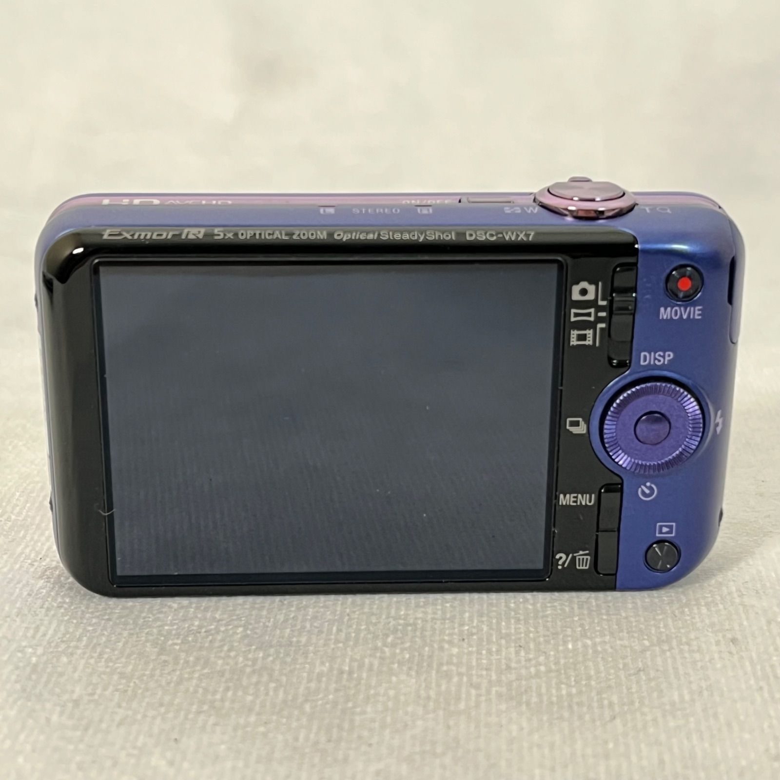 管2602-295】SONY ソニー Cyber-shot DSC-WX7 ブルー コンパクト