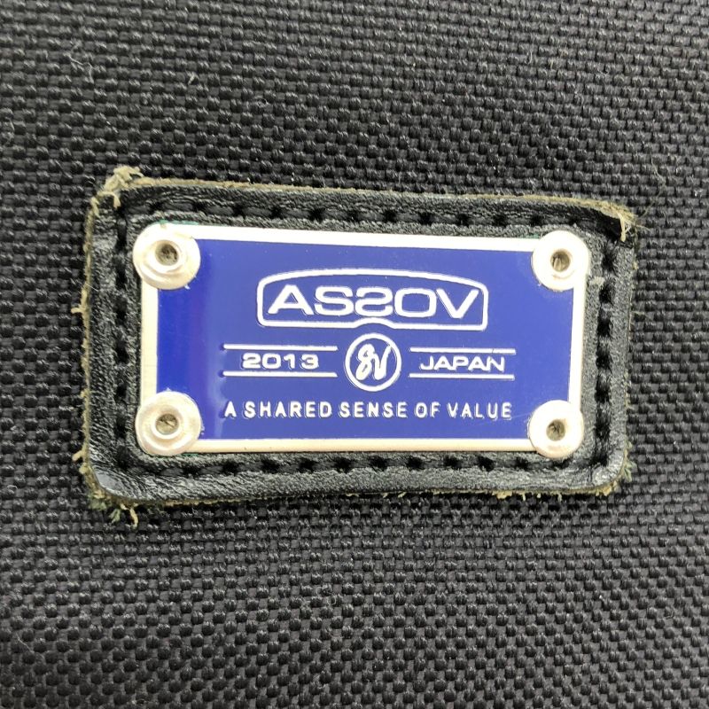 中古】AS2OV Ballistic Nylon トートバッグ 黒 アッソブ[91