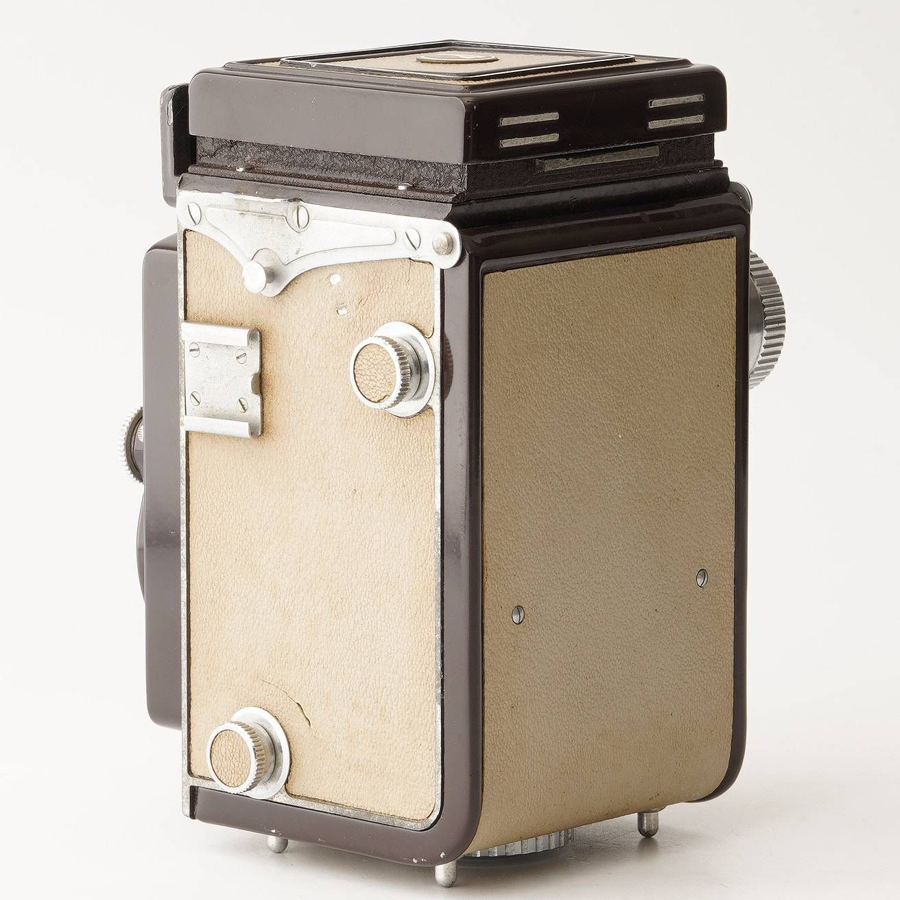 ヤシカ Yashica-D ブラウン ベージュ / Yashinon 80mm F3.5 - メルカリ