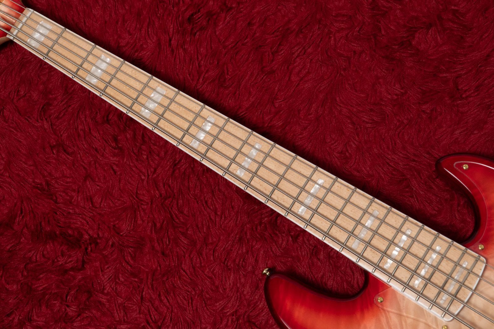 new】Swing Guitars / Jazz Deluxe 5 Red Burst w Purple spec 4.645kg