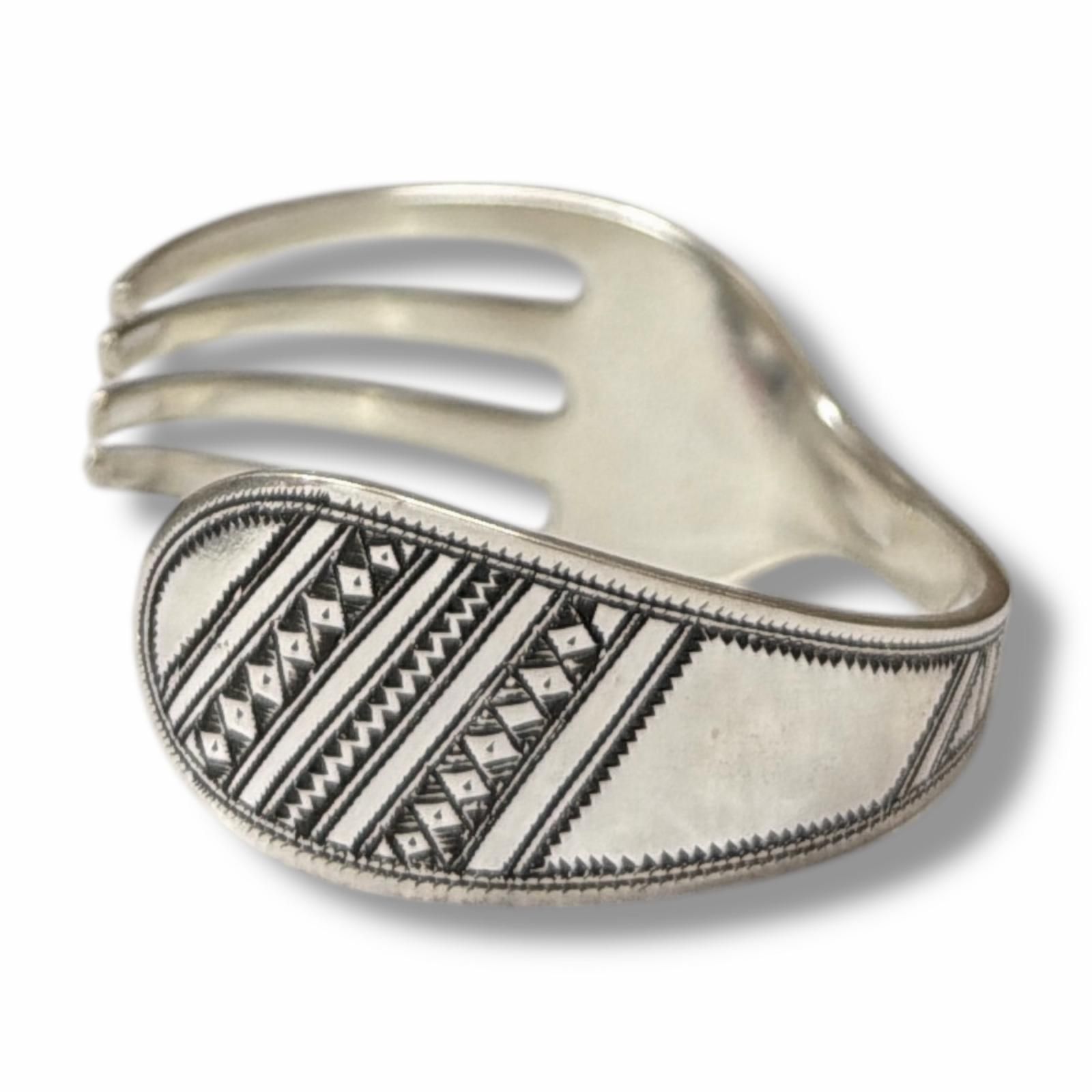 参考上代29700円 DAN × TOUAREG Fork Bangle フォークバングル ダン