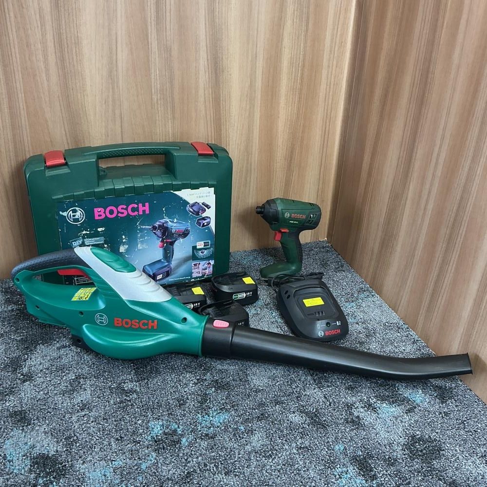 電動工具・エア工具 品BOSCH PDR18LI+ALB18LI インパクトドライバ+