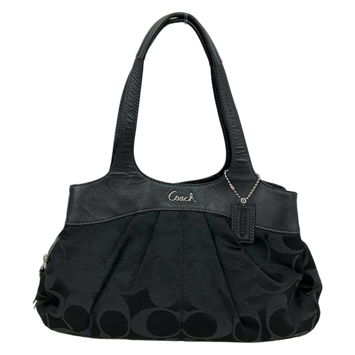 コーチ COACH ショルダーバッグ ハンドバッグ シグネチャー ブラック 