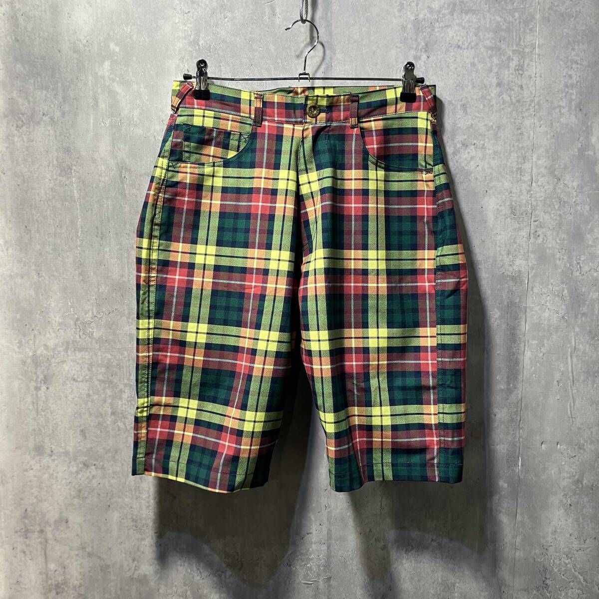 EVISU カモメチェックショーツ サイズ32 柄 エヴィス EVISU エヴィス