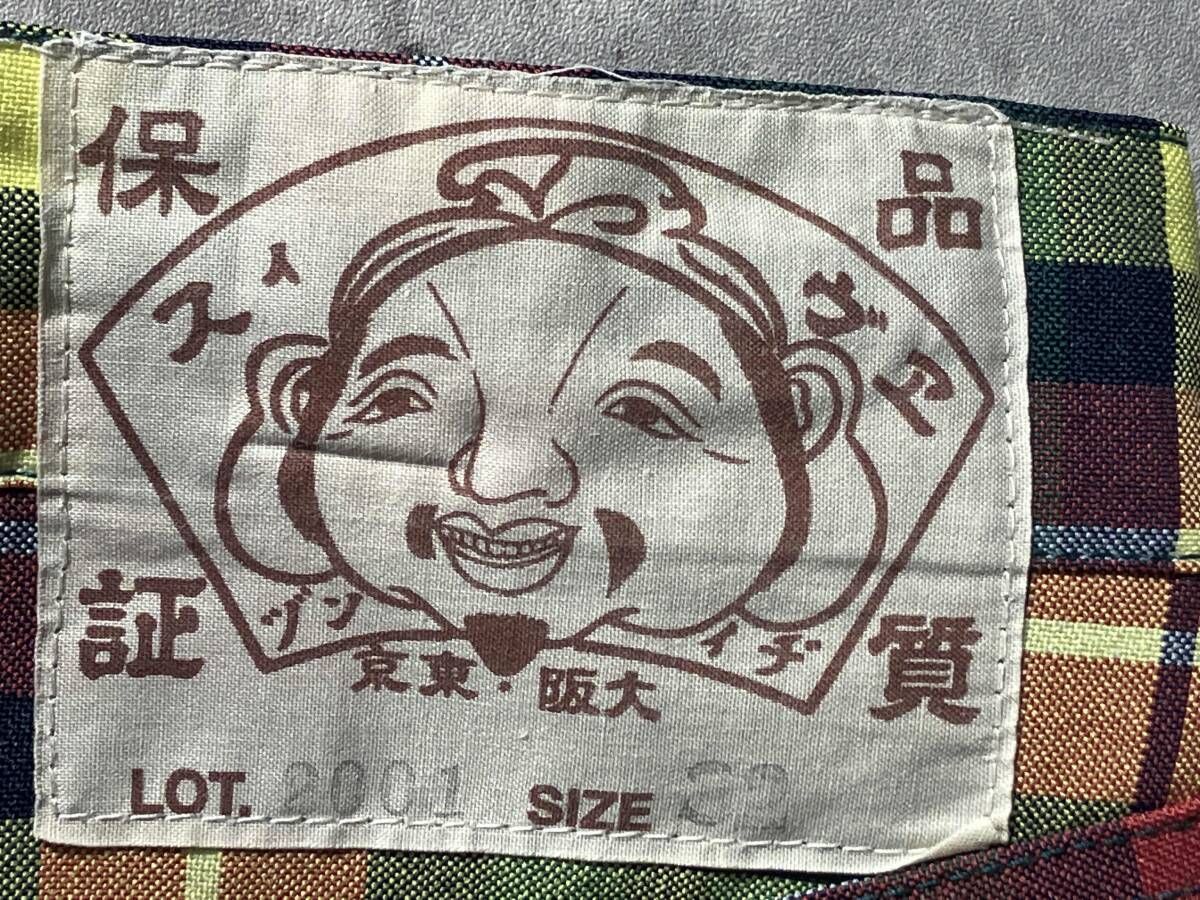 EVISU カモメチェックショーツ サイズ32 柄 エヴィス EVISU エヴィス