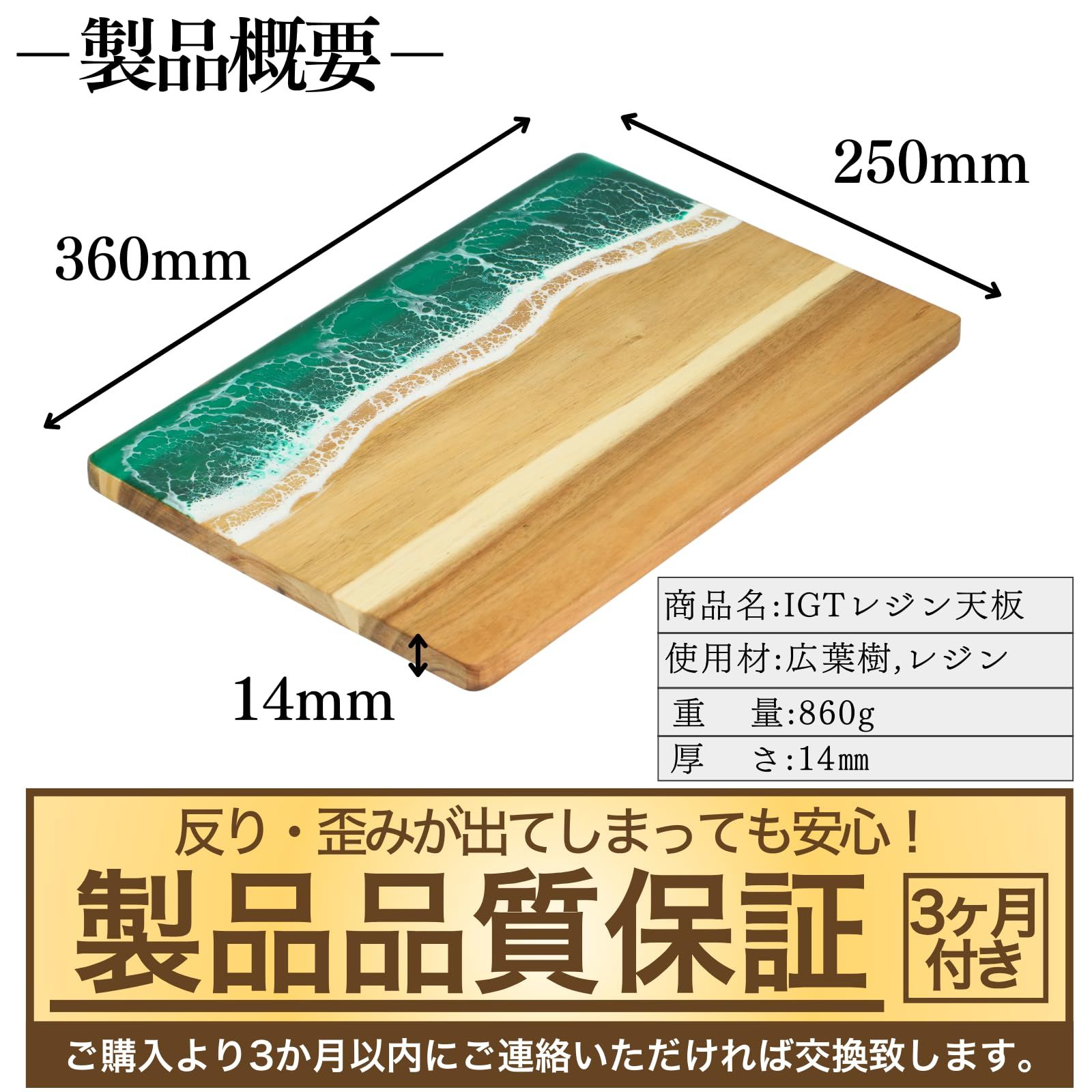 SEIDO IGT 天板 レジン 1ユニット 規格 ガレージブランド ハーフ