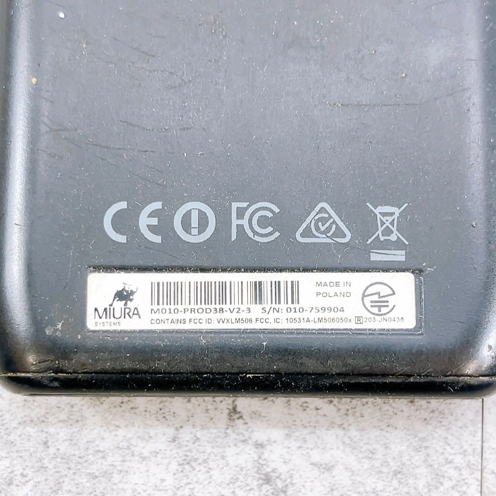 Airペイ カードリーダー MIURA M010-PROD38-V2-3 ブラック - メルカリ