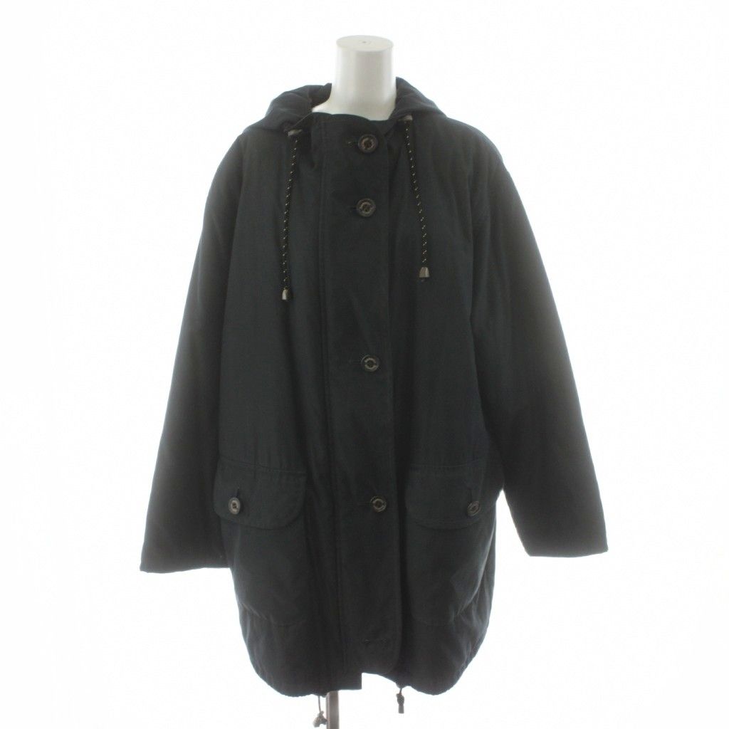 バーバリーズ Burberrys ヴィンテージ 中綿コート ミドル丈 フード 7AR