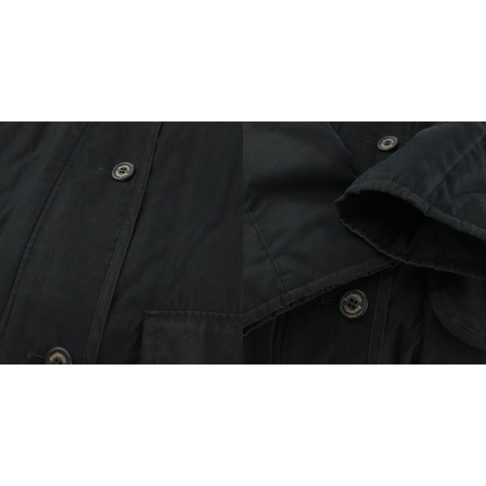 バーバリーズ Burberrys ヴィンテージ 中綿コート ミドル丈 フード 7AR