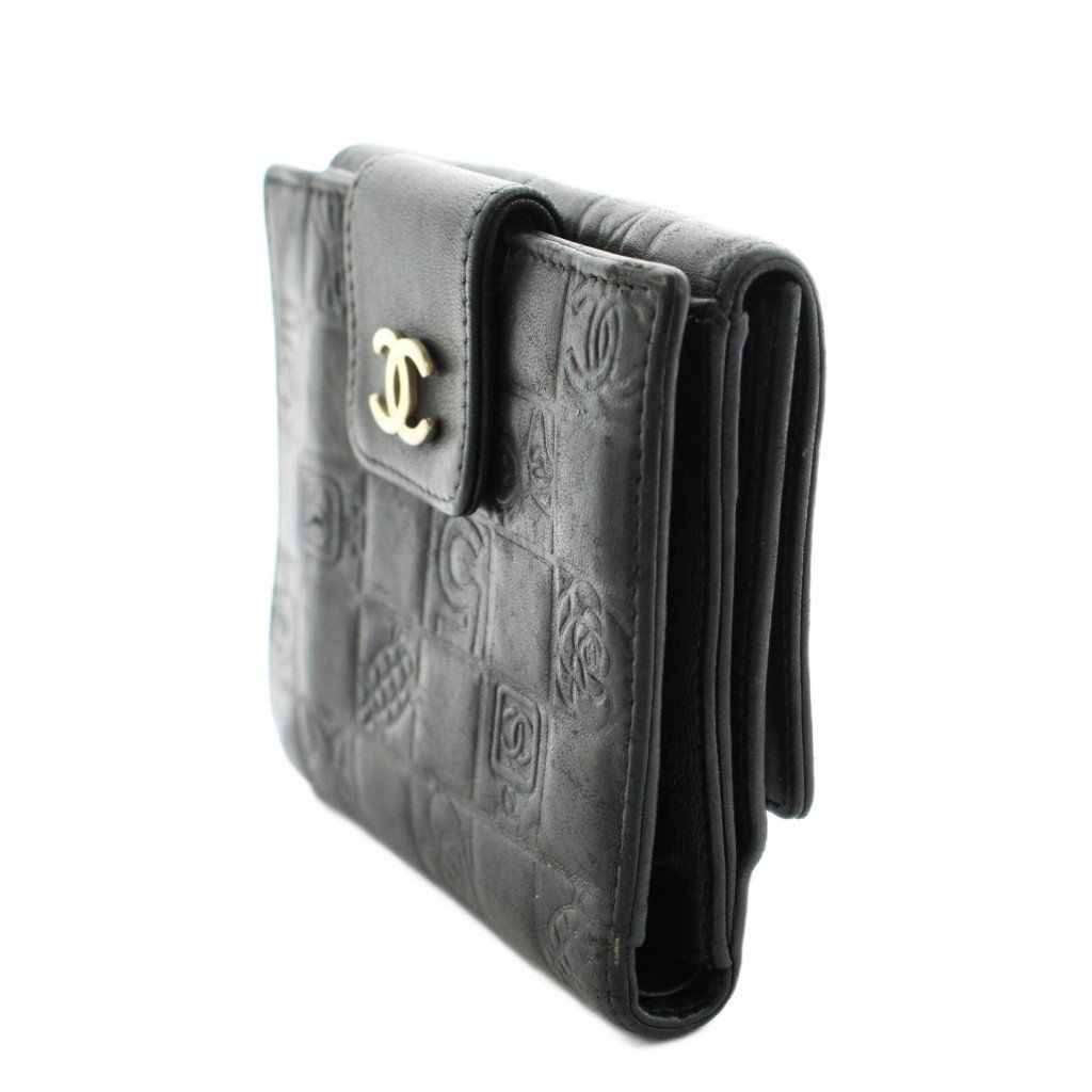 シャネル CHANEL アイコン ココマーク 二つ折り財布 ウォレット