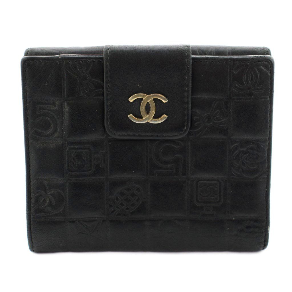 シャネル CHANEL アイコン ココマーク 二つ折り財布 ウォレット