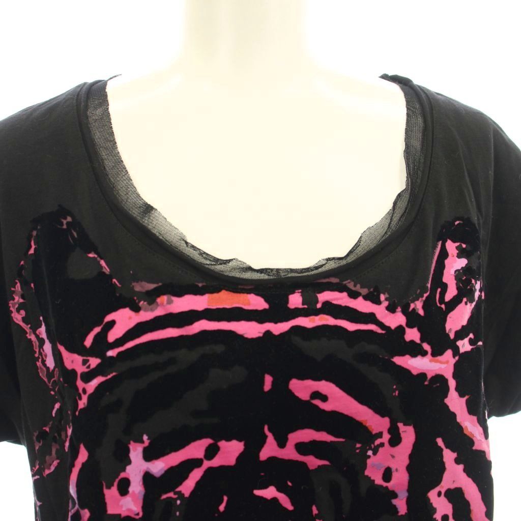 ヴィヴィアンタム VIVIENNE TAM Tシャツ 半袖 フロッキープリント