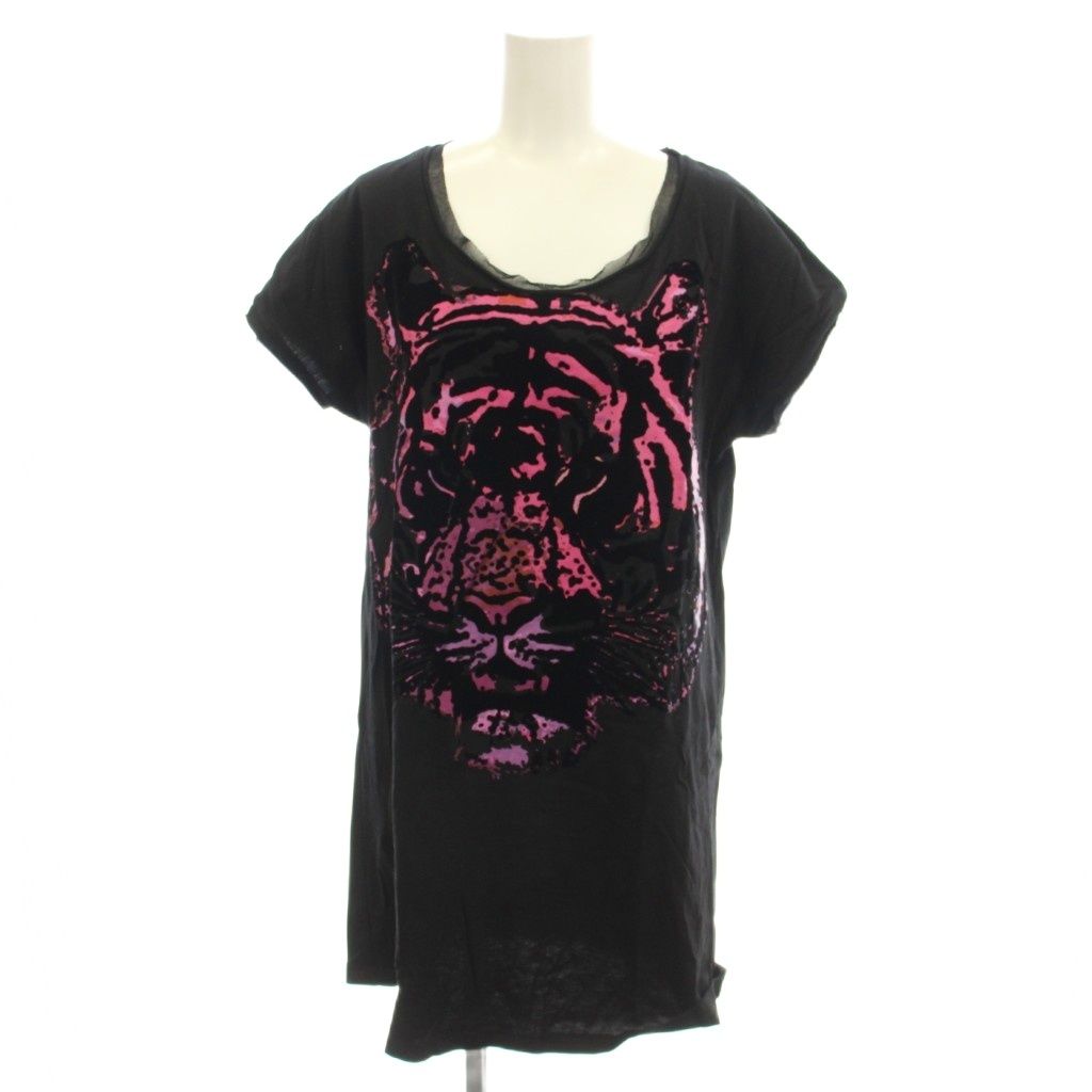 ヴィヴィアンタム VIVIENNE TAM Tシャツ 半袖 フロッキープリント