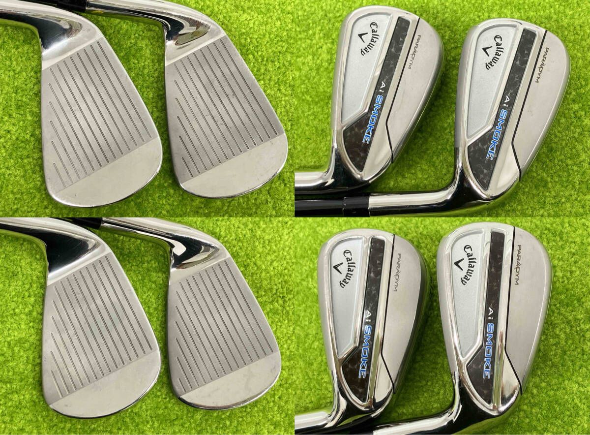 キャロウェイ Callaway PARADYM Ai SMOKE アイアンセット 6～9,P,A 6本
