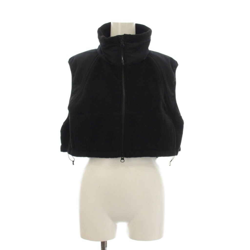 ハイク HYKE FLEECE CROPPED VEST フリースクロップドベスト ジップ