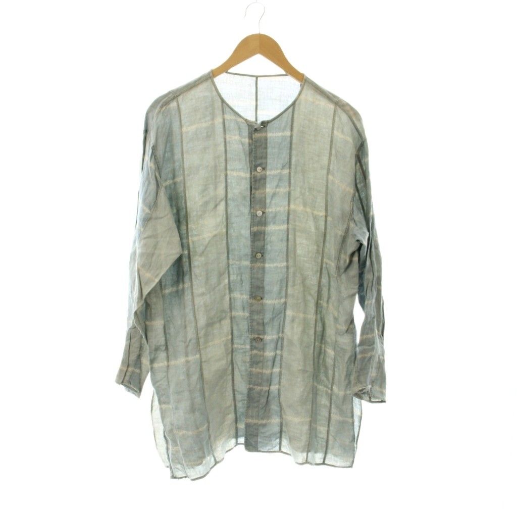 ヨーガンレール JURGEN LEHL シャツ ブラウス 長袖 ノーカラー