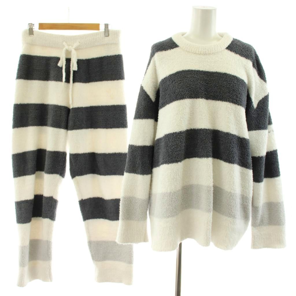 ジェラートピケ gelato pique パウダートリムボーダープルオーバー