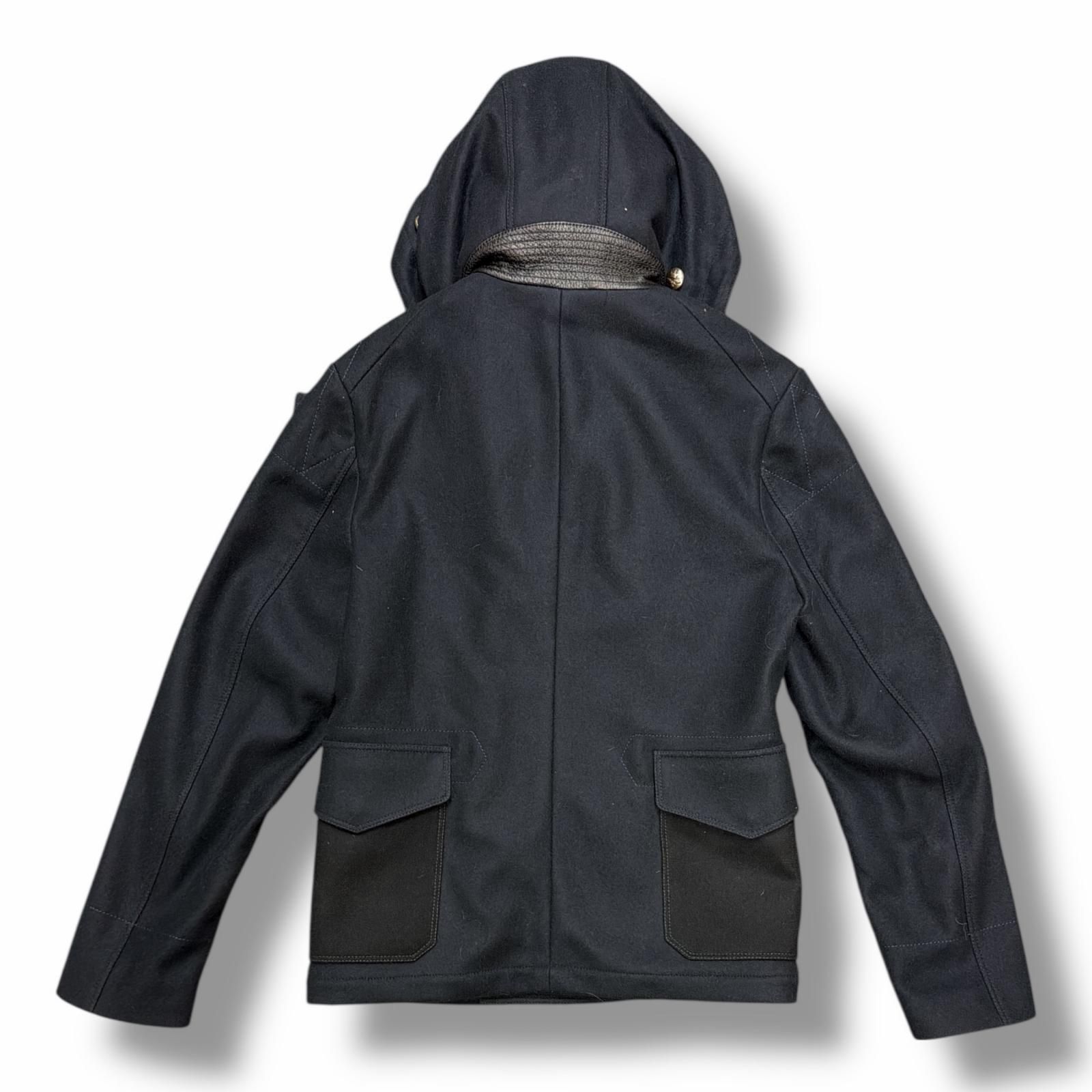 国内正規 DOLCE&GABBANA HOODED MELTON P-COAT フーデッドメルトンP