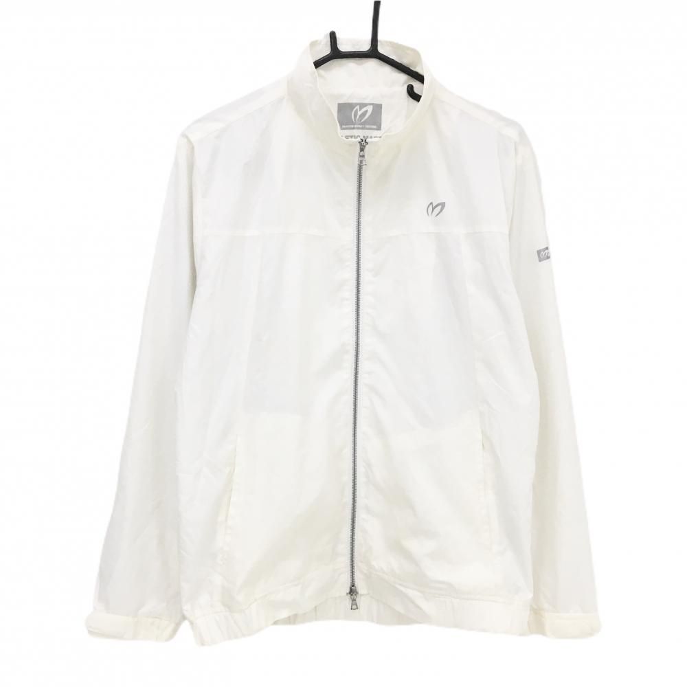 マスターバニー ジャケットブルゾン 白 裏地メッシュ シャカシャカ