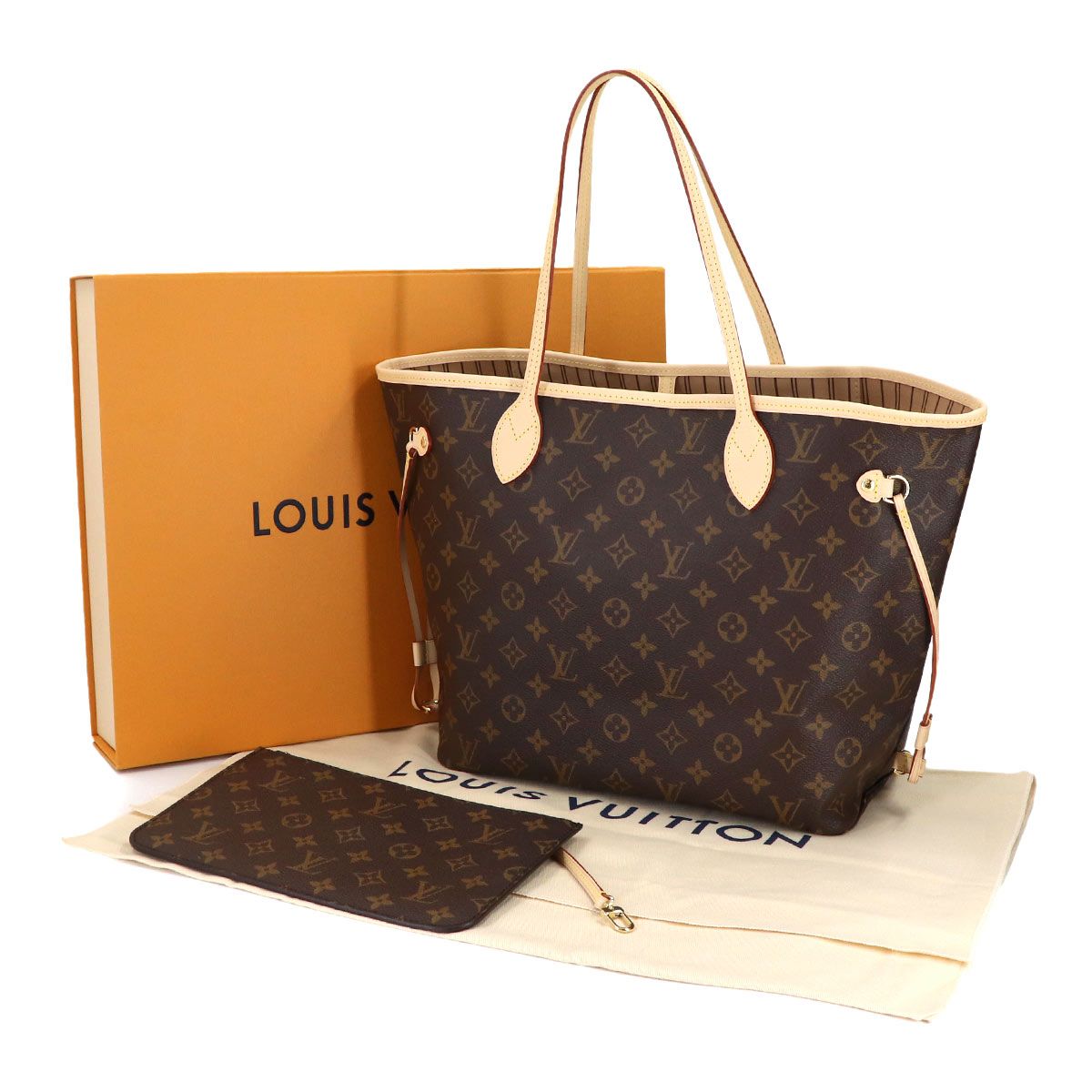 未使用 展示品 ルイ ヴィトン LOUIS VUITTON モノグラム ネヴァーフル 