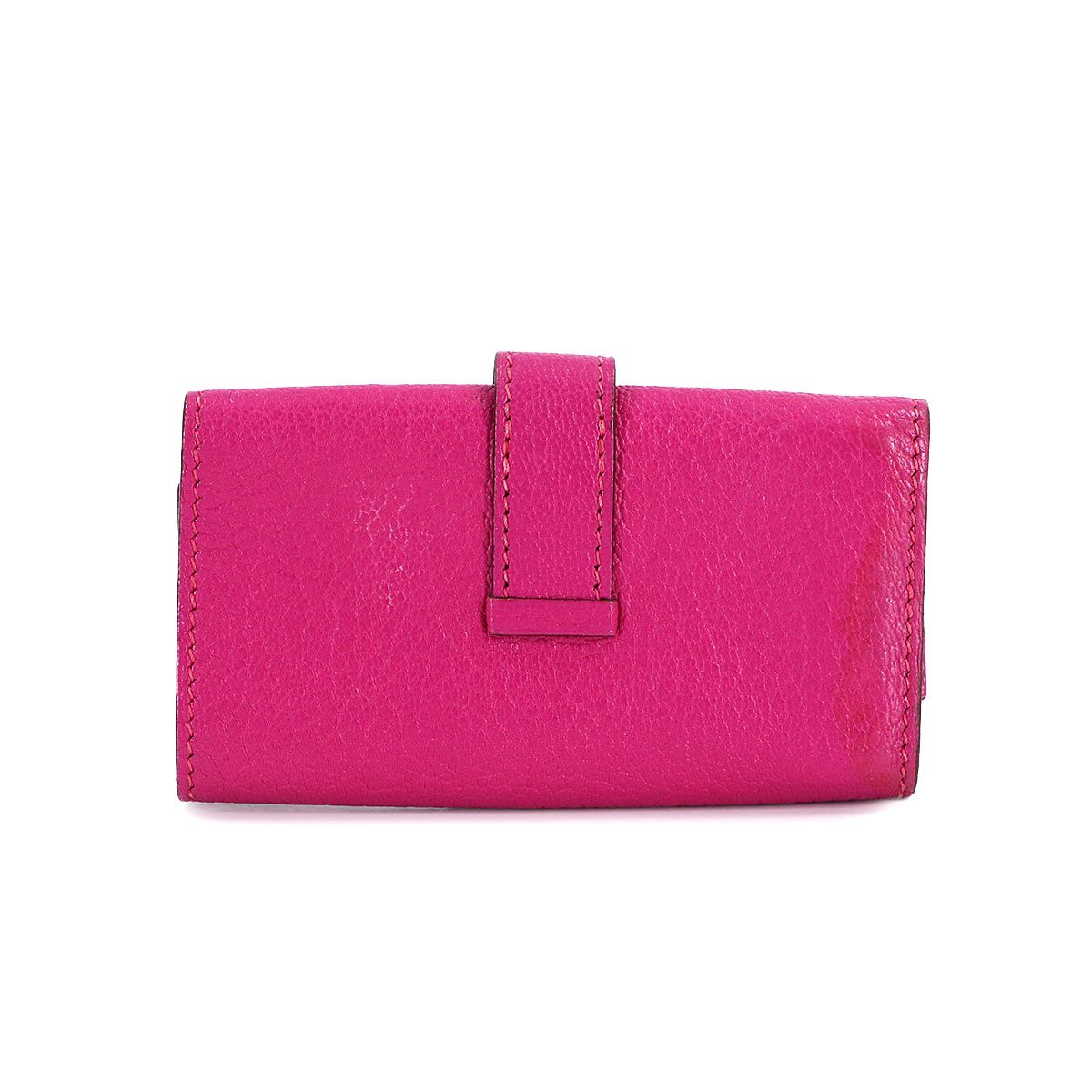 エルメス HERMES ベアン キーケース 4連 シェーブル ローズ