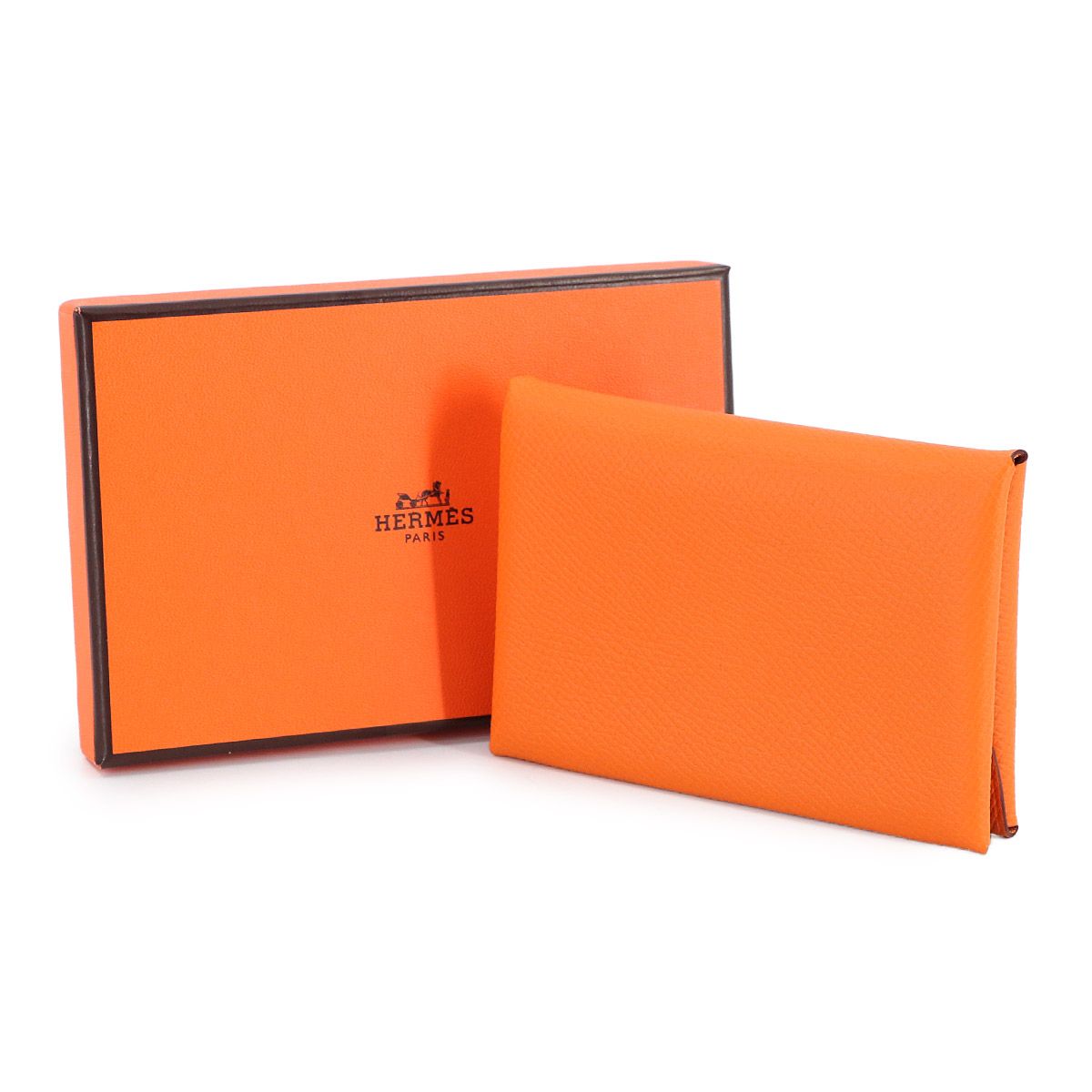 未使用 展示品 エルメス HERMES カルヴィ デュオ カードケース