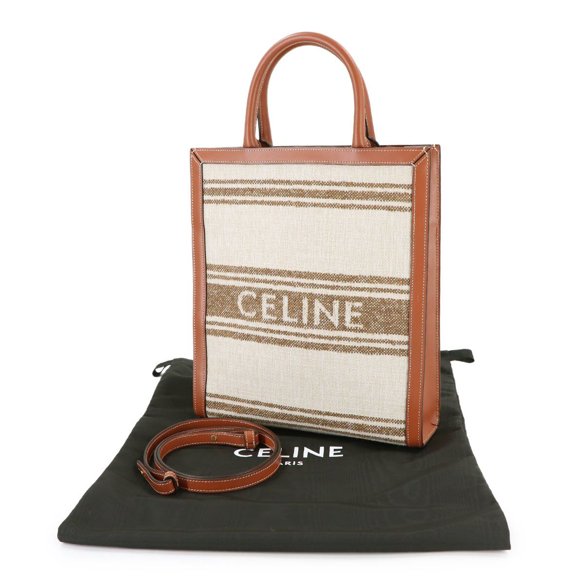 未使用 展示品 セリーヌ CELINE スモール バーティカル カバ 2way 