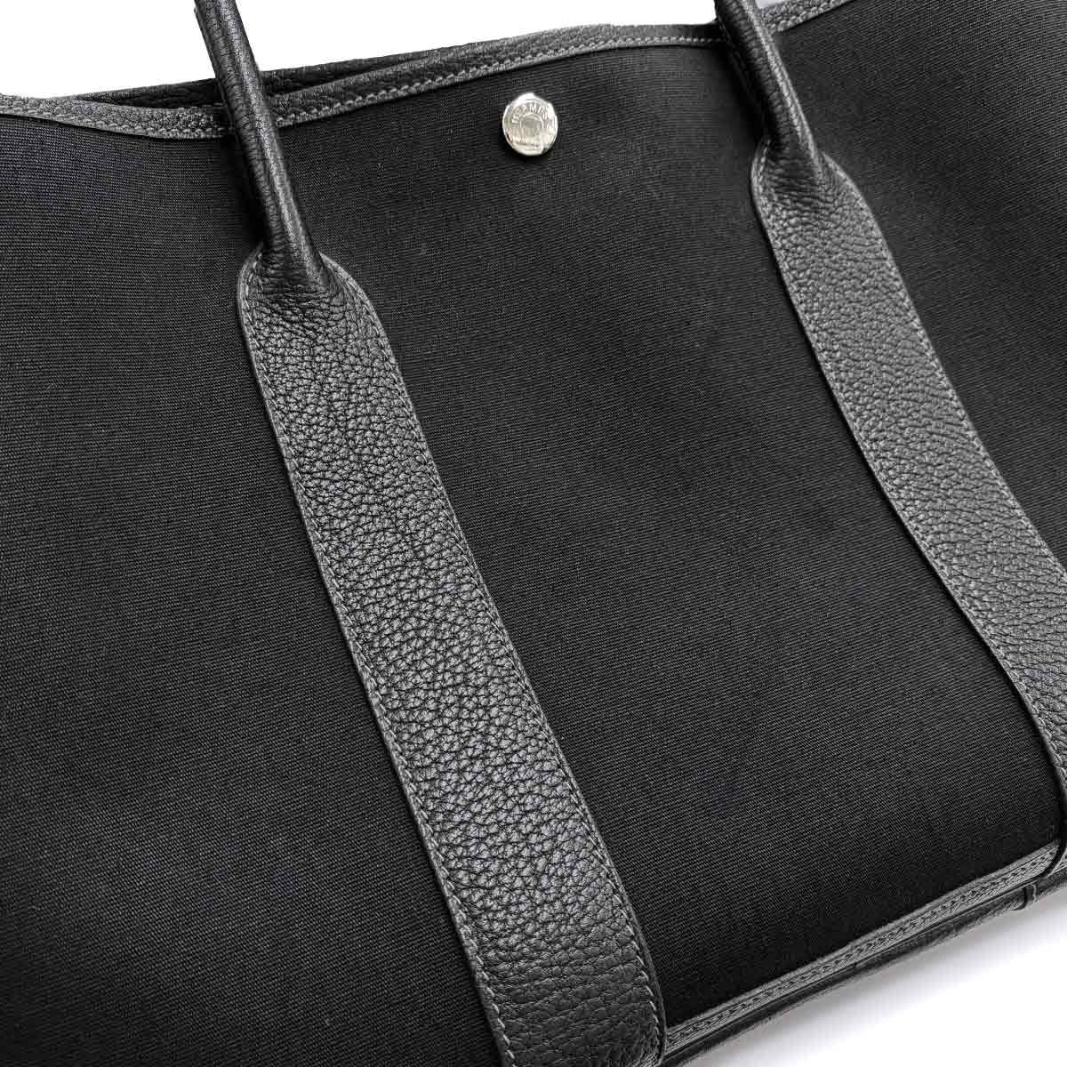 美品 エルメス HERMES ガーデンパーティ 36 PM トート バッグ トワル 