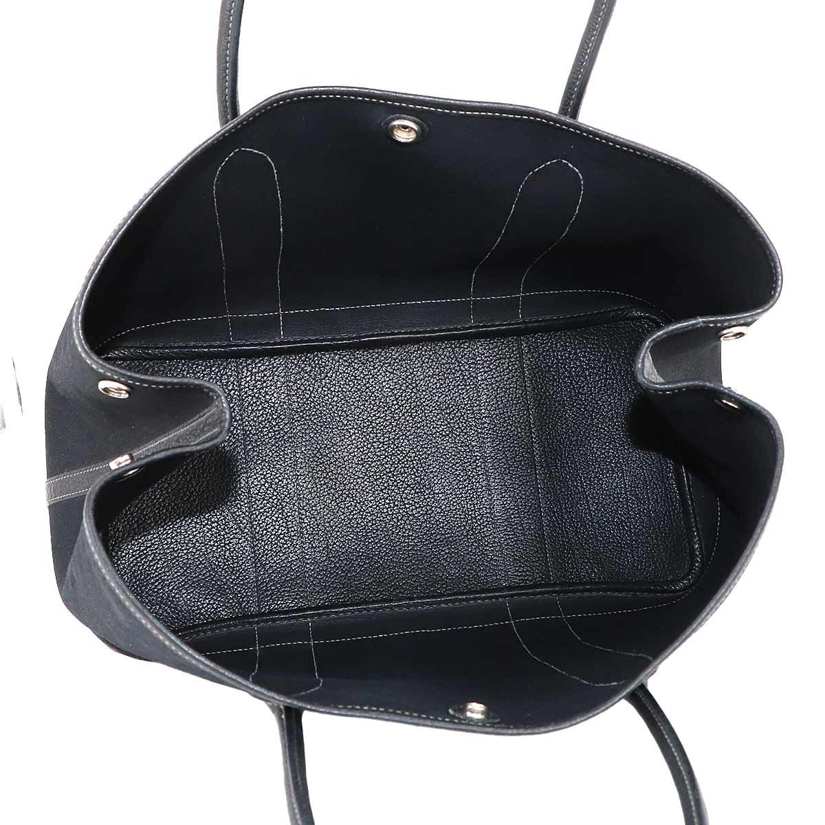 美品 エルメス HERMES ガーデンパーティ 36 PM トート バッグ トワル 