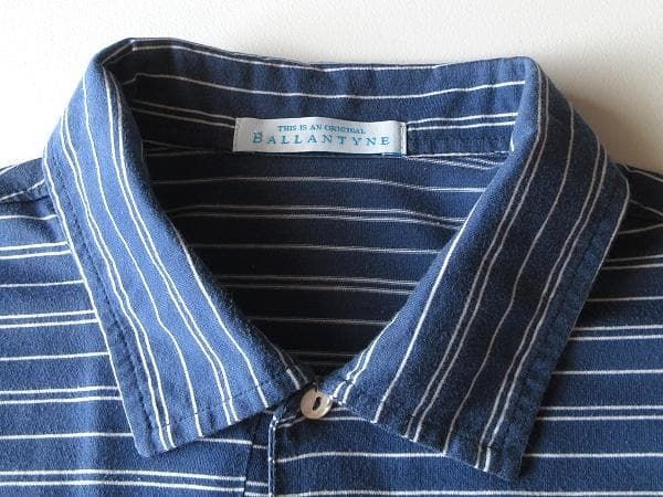 イタリア製 BALLANTYNE バランタイン ひし形ロゴ刺繍 コットン 