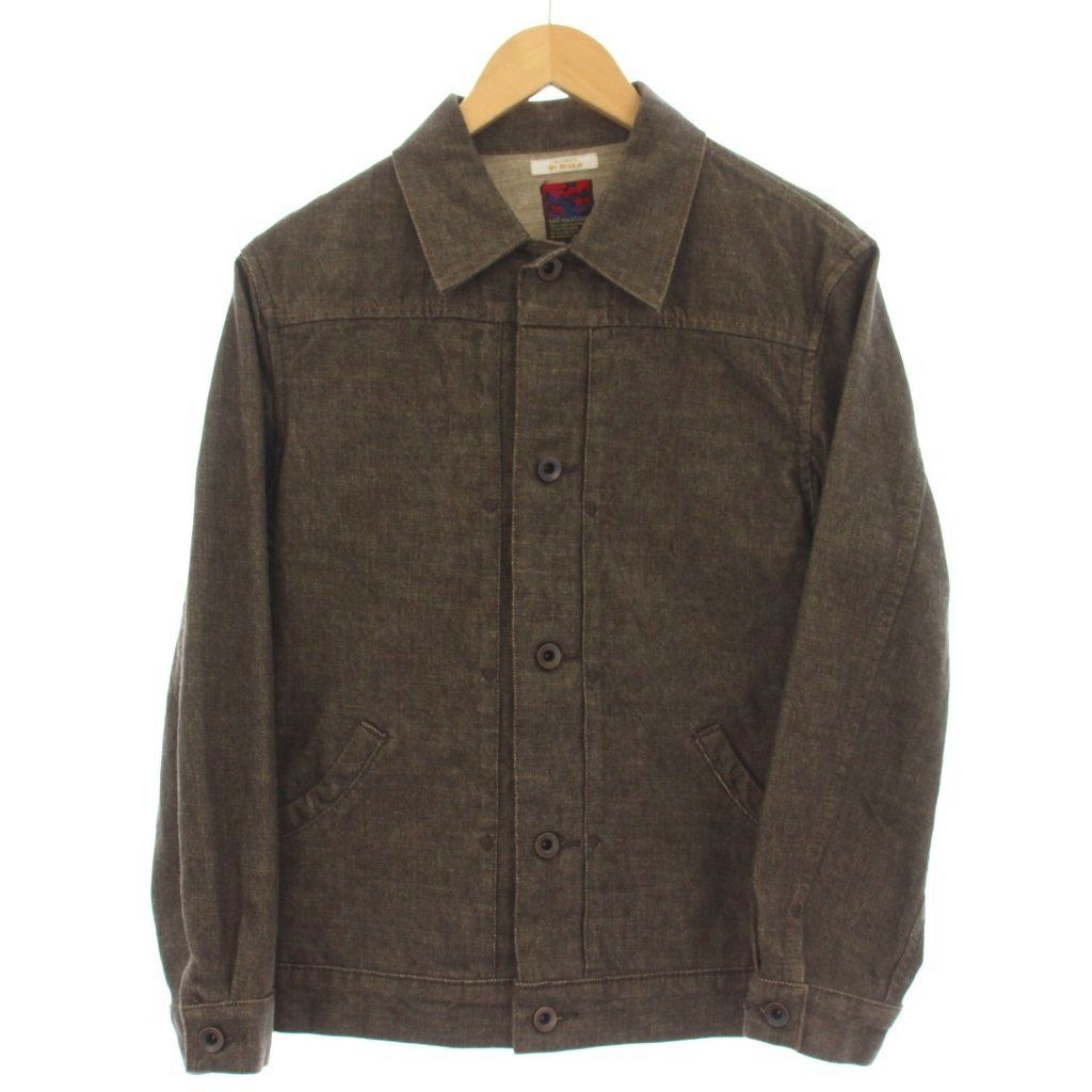 ブルーナボイン BRU NA BOINNE デニムジャケット 0 茶 ブラウン 5028