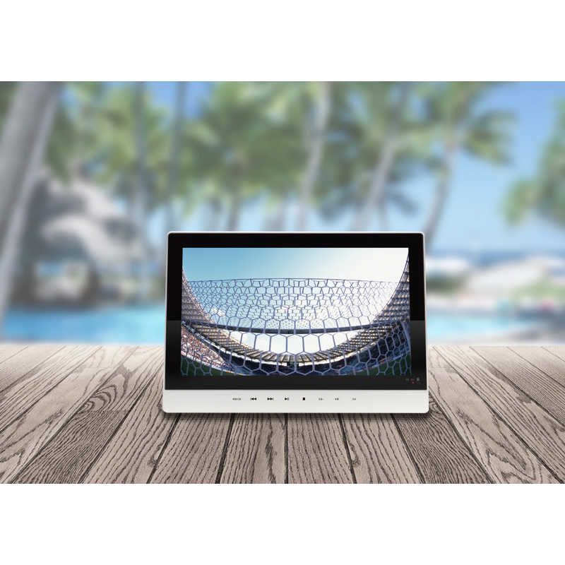 新品 未開封 】 TEES 防水11.1型ポータブルDVDプレーヤー ホワイト PD