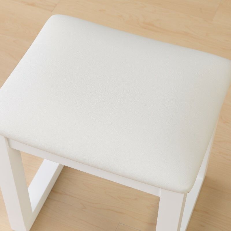 ♪かがみ収納 チェスト付 コンパクト ドレッサー ［幅60cm］　　　　　　　　　ドレッサー台 化粧台 メイク