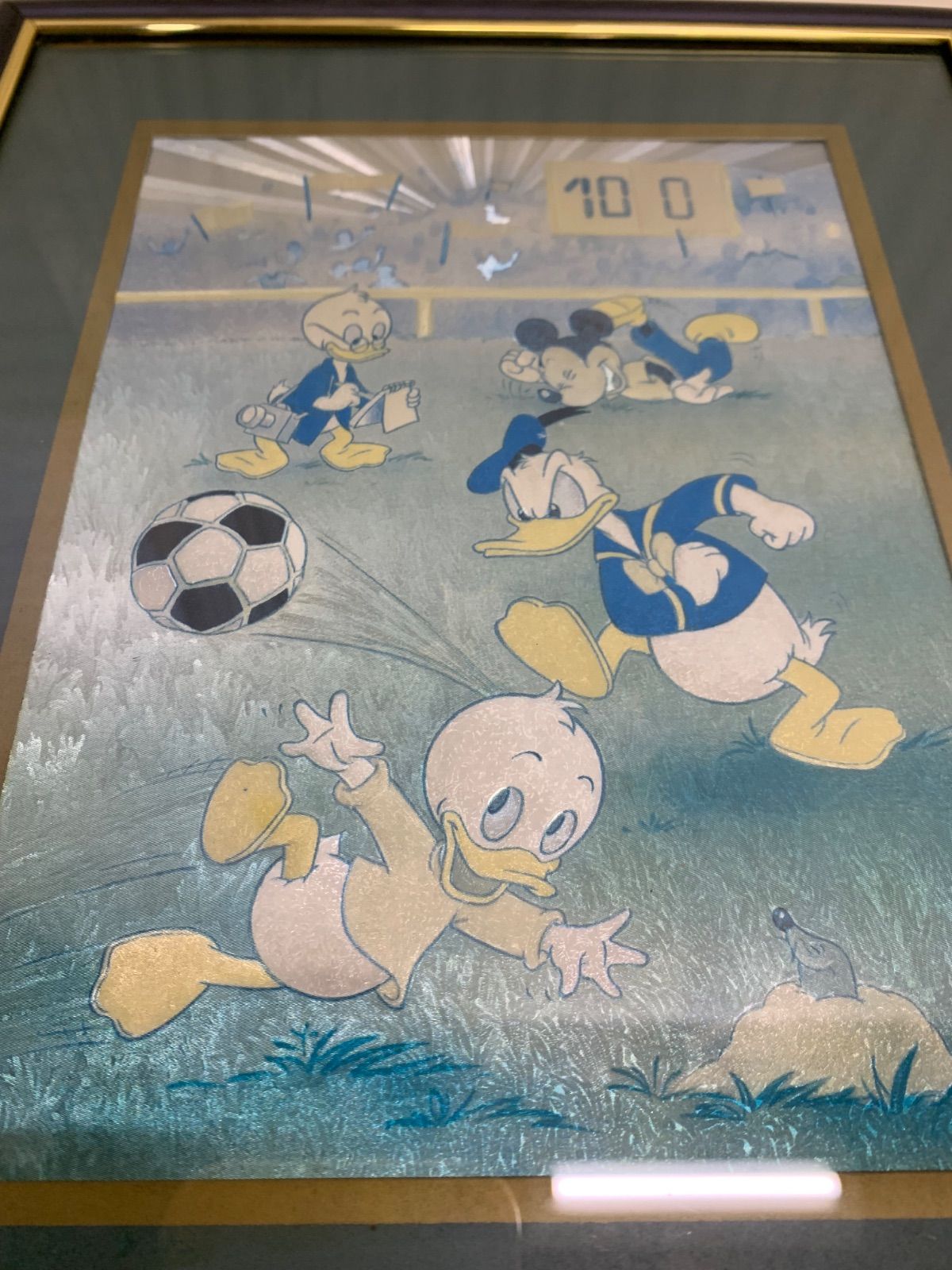 ディズニー ドナルド ベビードナルド ミッキー エッチングアート