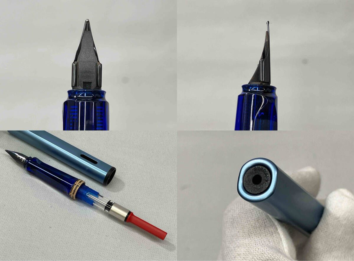 ① 【未使用】LAMY AL-star コンバーター付 水色 メタリック ライト