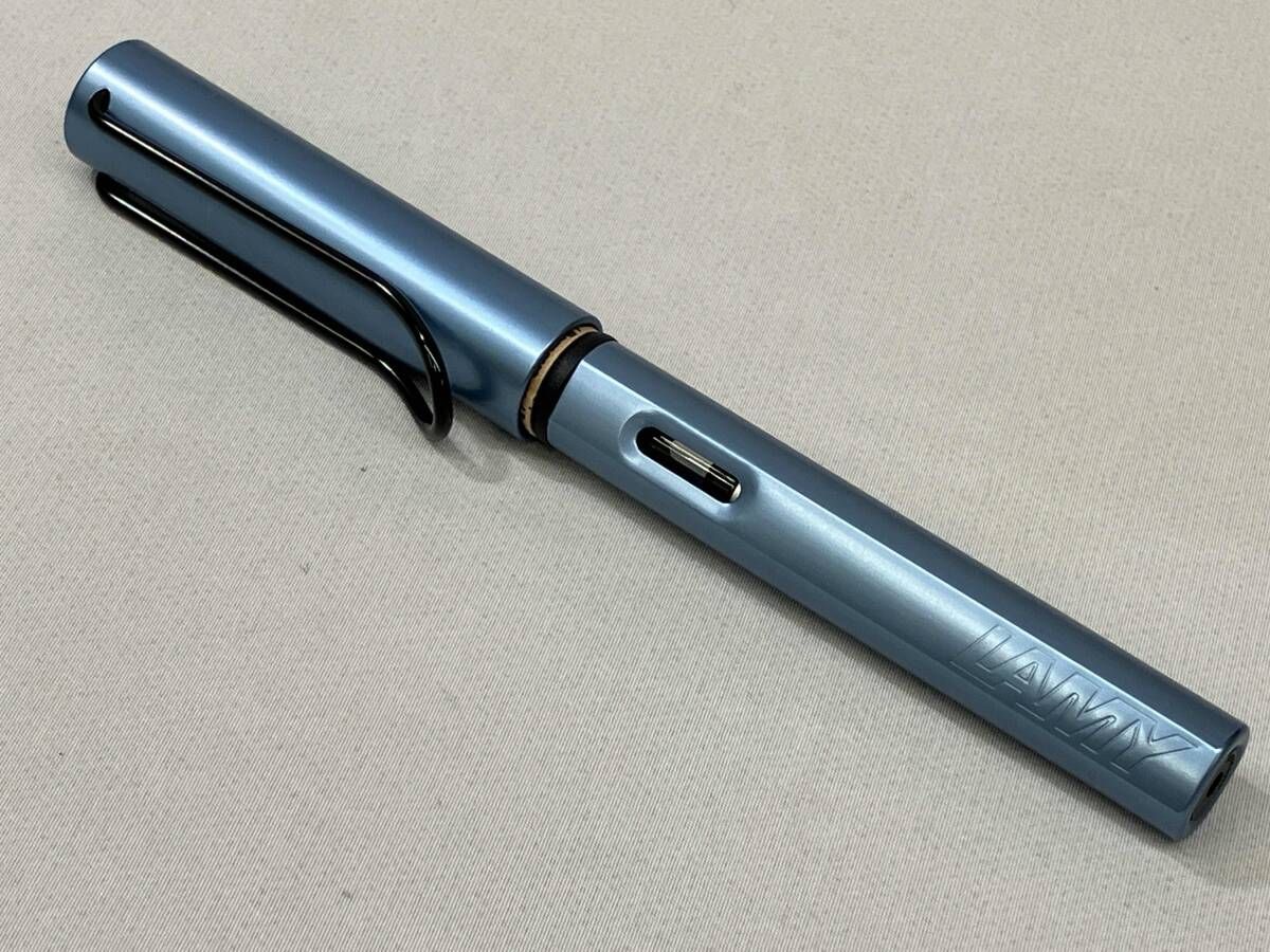 ① 【未使用】LAMY AL-star コンバーター付 水色 メタリック ライト