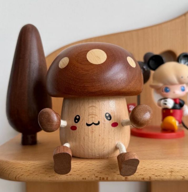 モグリ力 実木 木製 クリエイティブ ミュージックボックス オルゴール