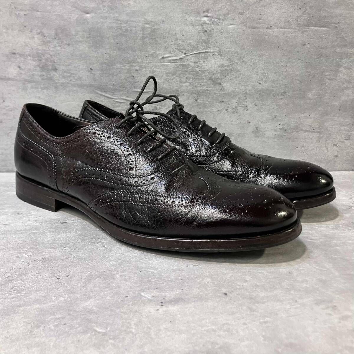 PAUL SMITH ウィングチップシューズ サイズ43 ブラウン ポールスミス