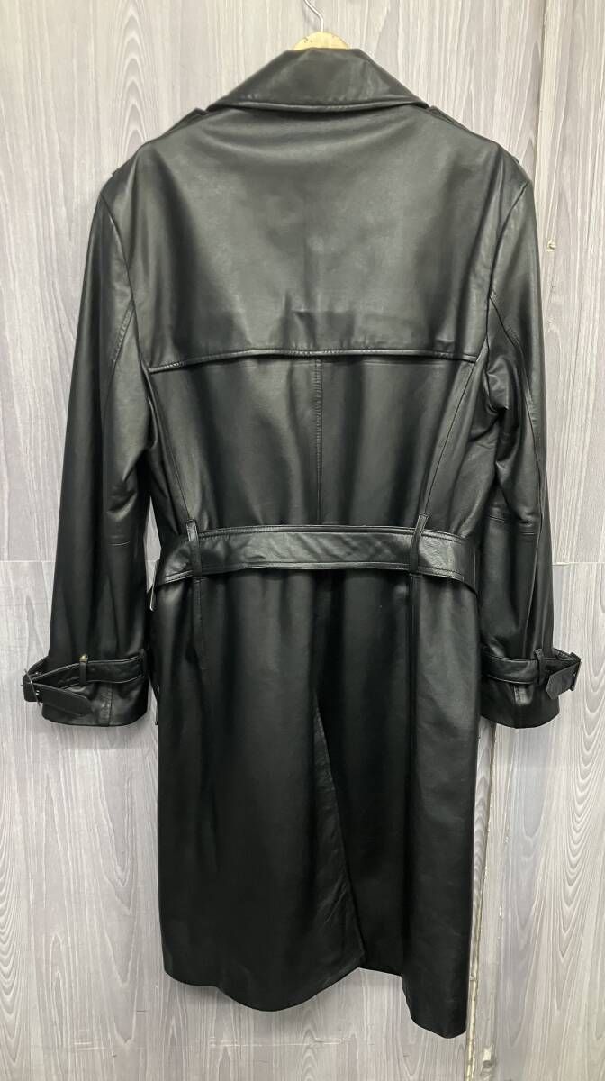 WIND ARMOR/ウィンドアーマー レザーコート 羊革 ブラック Lサイズ