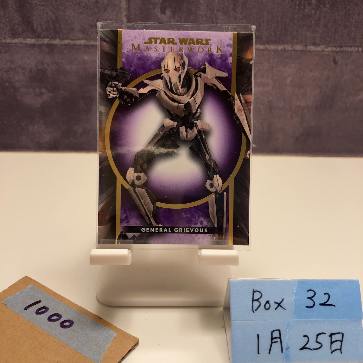 2023 TOPPS GENERAL GRIEVOUS 44/50 STAR WARS MASTERWORK Purple