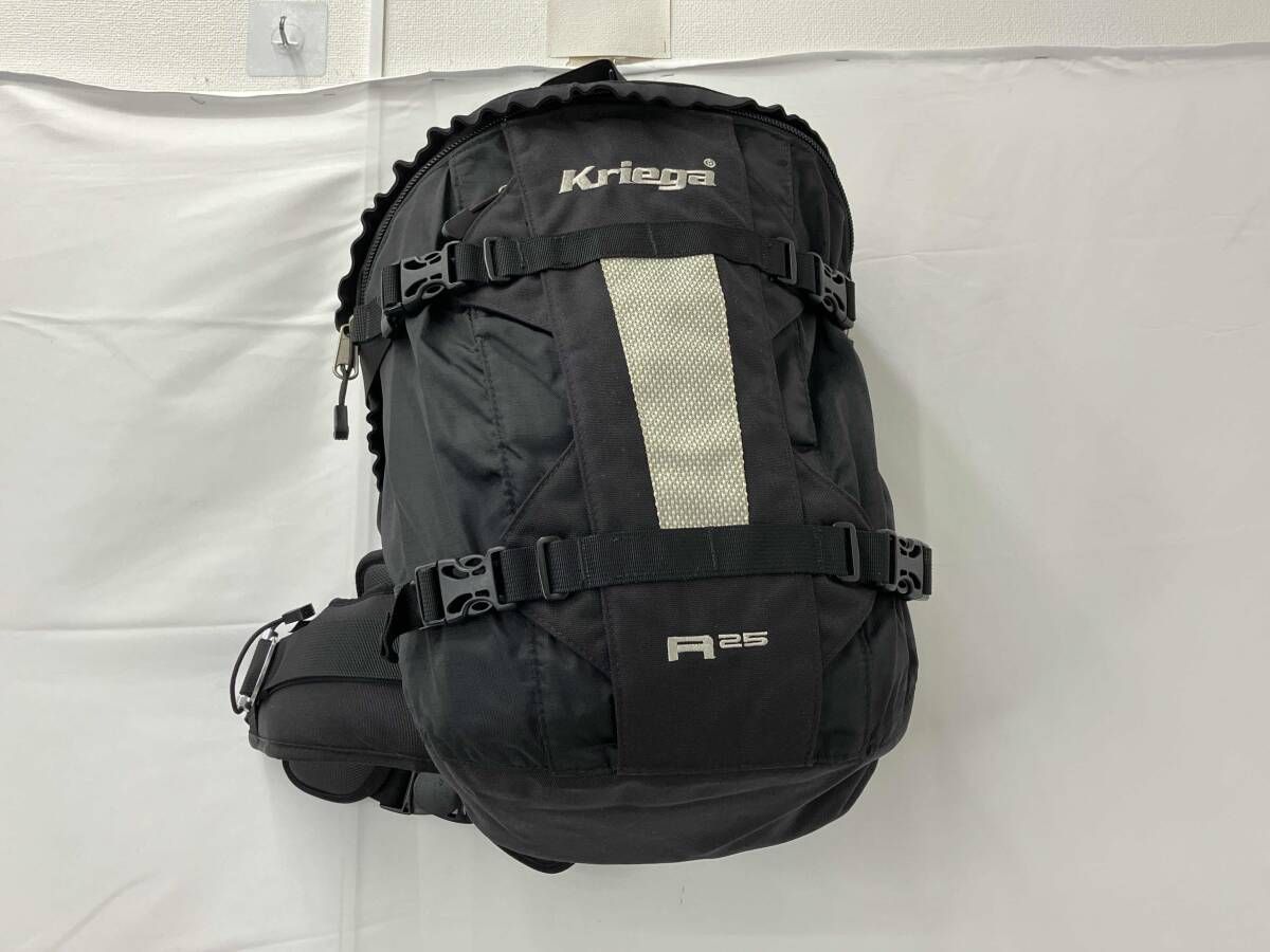Kriega クリーガ バックパック R25 リュック リュックサック 25リットル メンズ ブラック系 黒系 クアッドロック・ハーネスシステム