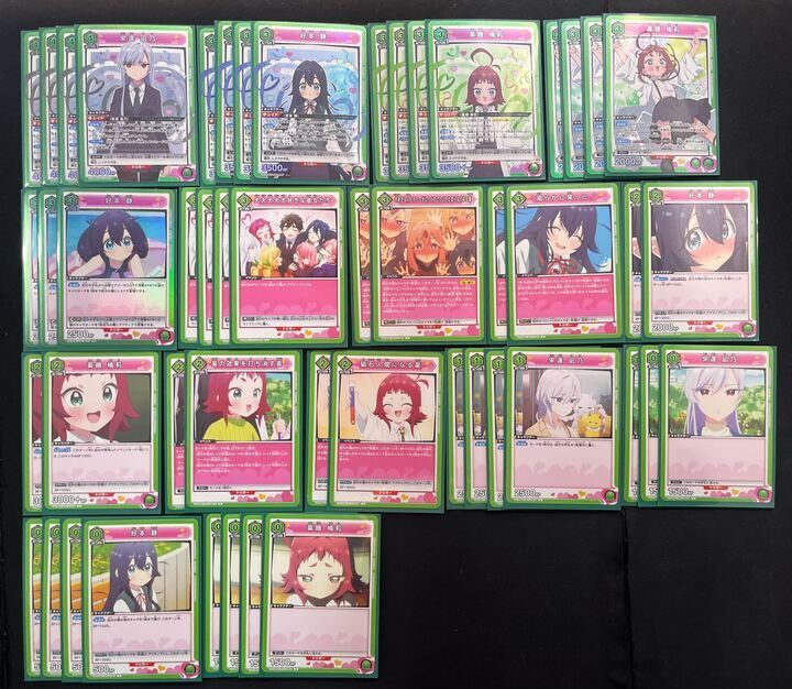 デッキ】君のことが大大大大大好きな100人の彼女 緑 凪乃、静、楠莉