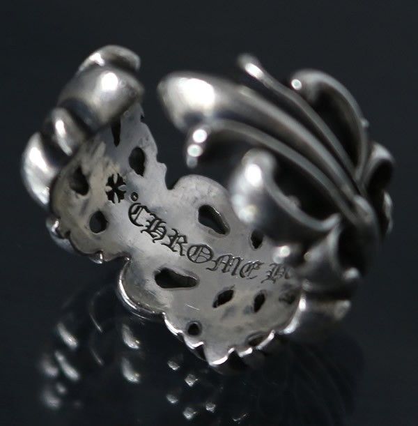 CHROME HEARTS 銀座店 クロムハーツ ダブルフローラル クロス リング