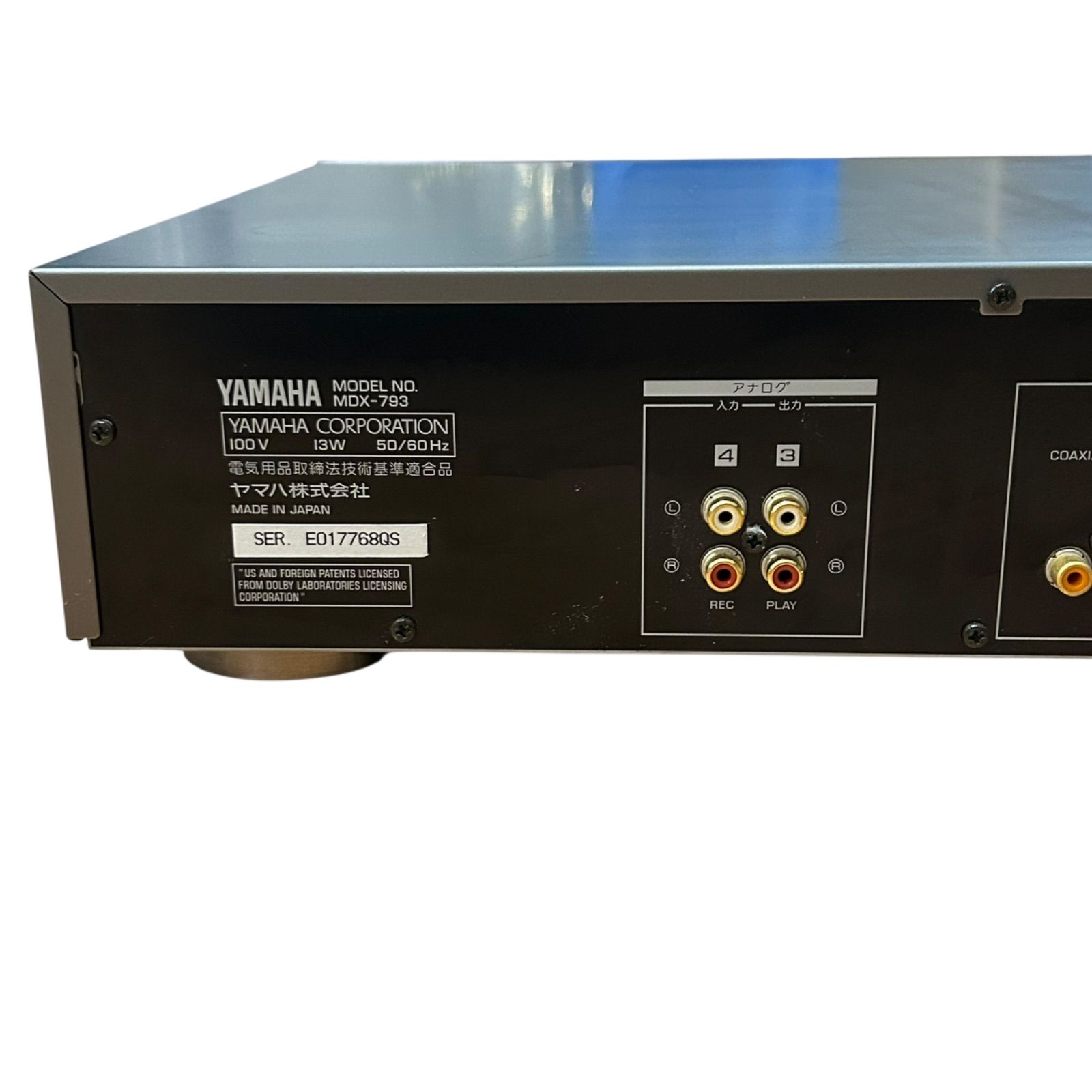 動作未確認】YAMAHA MDX-793 ヤマハ MDデッキ - メルカリ