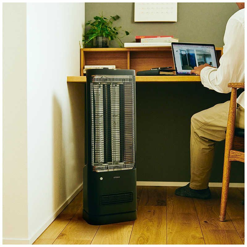 新品 未開封 】 SIROCA 足元ファンヒーター付き 遠赤外線暖房機 にこ