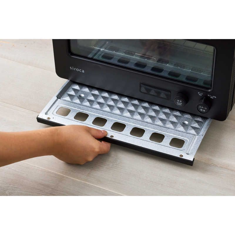 新品 未開封 】 SIROCA すばやきトースター ブラック ST-2D451K