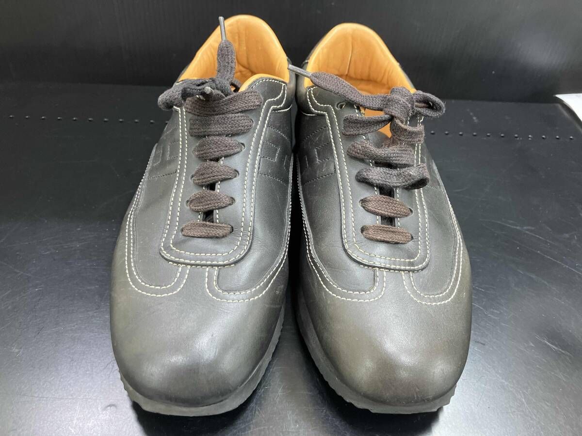 ☆HERMES エルメス レザー シューズ 36 23cm EF0120