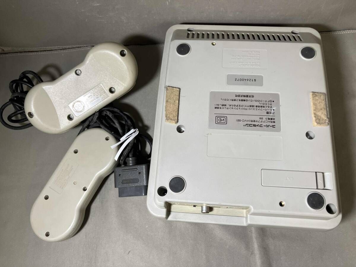 ジャンク Nintendoスーパーファミコン本体＋コントローラ - メルカリ