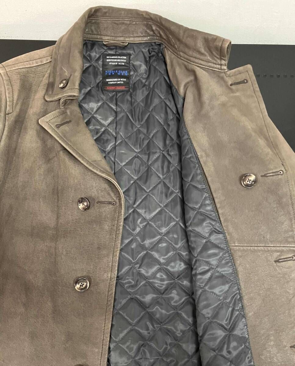 NICOLE CLUB ニコルクラブフォーメン その他ジャケット レザー サーモ